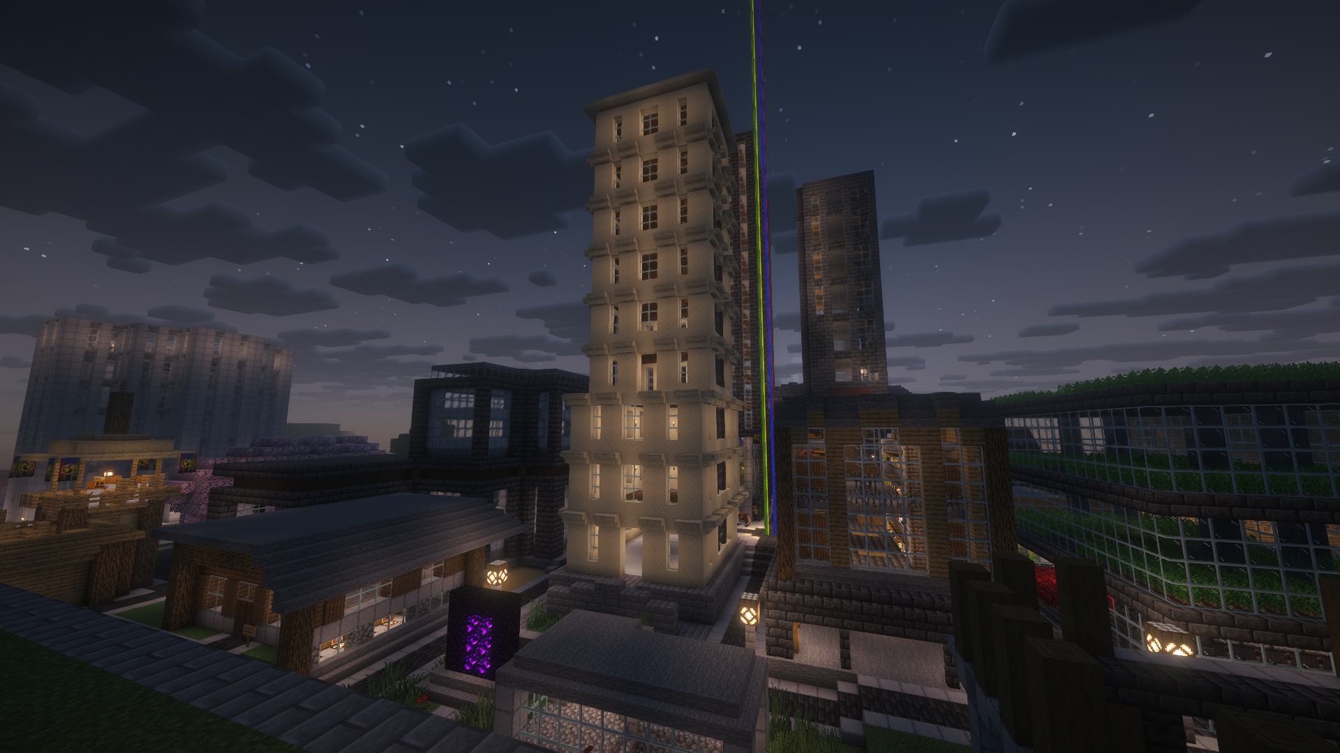 New Waukesha nighttime view